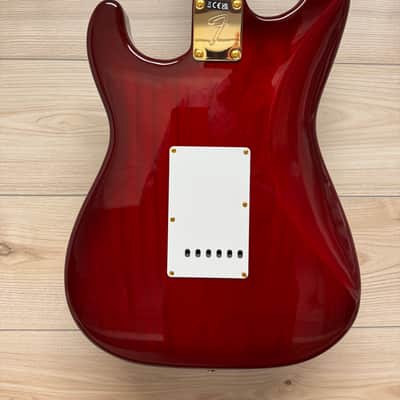 Fender Richie Kotzen Signature Stratocaster Electric Guitar, Transparent Red Burst image 11