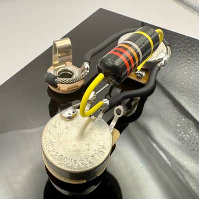 Gibson Les Paul Jr./SG Junior premium wiring harness- 50s style with 0.022uF Bumblebee capacitor image 3