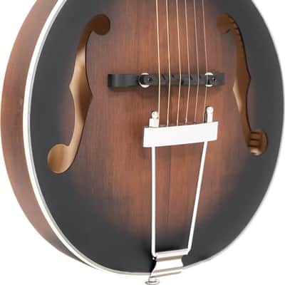 Gold Tone A-6 A-Style Acoustic-Electric Mandolin/Guitar, Solid Spruce Top, Tobacco Burst Satin image 1