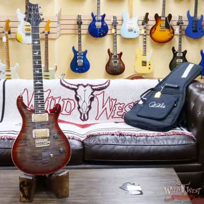 2024 Paul Reed Smith PRS Wild West Guitars Special Run CE 24 Painted Black Neck 57/08 Covered Pickups Faded Grey Black Cherry Burst 7.50 LBS image 4
