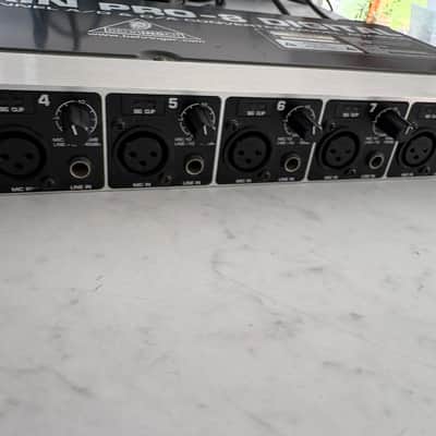 Behringer Ultragain Pro-8 Digital ADA8000 8-Channel Mic Preamp with A/D Converter 2000s - Black / Silver image 4