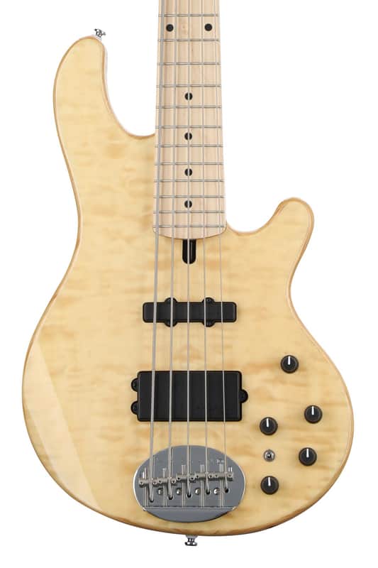 Lakland Skyline 55-02 Deluxe 5-string Bass Guitar - Natural with Maple Fingerboard image 1