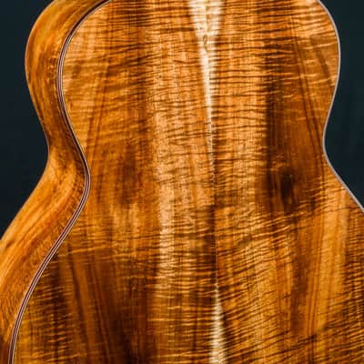 Bourgeois DBJ Figured Koa and Aged Tone Adirondack Spruce Sunburst Custom NEW - Sunburst image 19