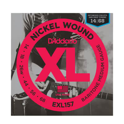 D'Addario E-Guitar Strings EXL157 14-68 Nickel Wound - Strings image 1