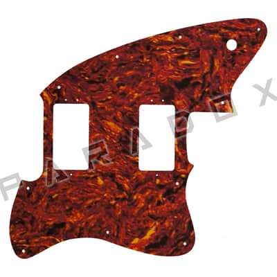 Custom Pickguard For 1998 - 2006 Made in Mexico Fender Deluxe Series Toronado - Tortoise Shell/Parchment/Black/Parchment  .090"