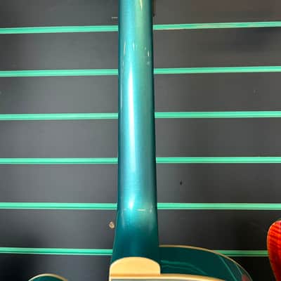 D'Angelico Premier EXL-1 Ocean Turquoise 2018 Hollow Body Electric Guitar image 11