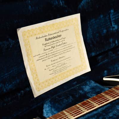 Rickenbacker 350SH Susanna Hoffs Signature 1989 - 1990 - Jetglo image 5