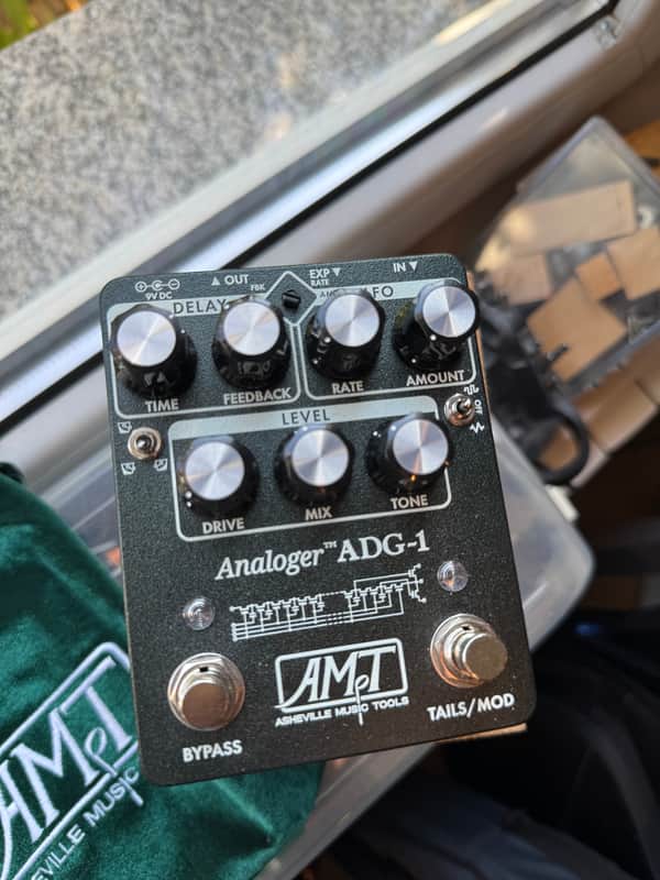 Asheville Music Tools ADG-1 Analog Delay 2021 - Present - Dusk Emerald Texture image 1