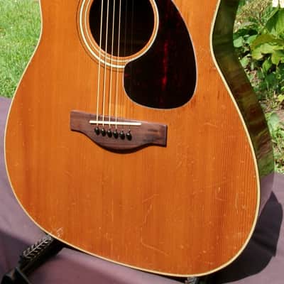 1972 Yamaha FG-180 Jumbo Dreadnought - Natural image 2