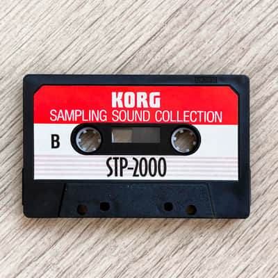 Korg SDD-2000 Sample Cassette STP-2000 // With original Chart // VERY RARE image 3