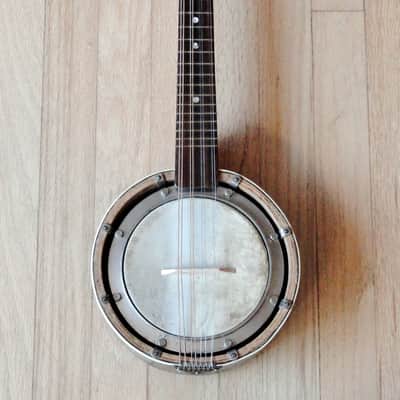 1890s French Banjoline Mandolin Banjo Vintage String Instrument Restored image 2