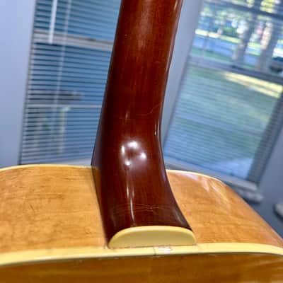 1973 Guild D-44M Solid Maple, Fresh Neck Reset, Bob Colosi Equipped image 17