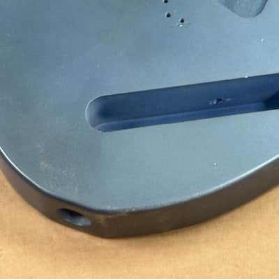 1876g Kohlin Guitars T-Type Roasted Pine replacement body Aged Nitro Lake Placid Blue Made in Sweden fits Fender Telecaster necks image 6