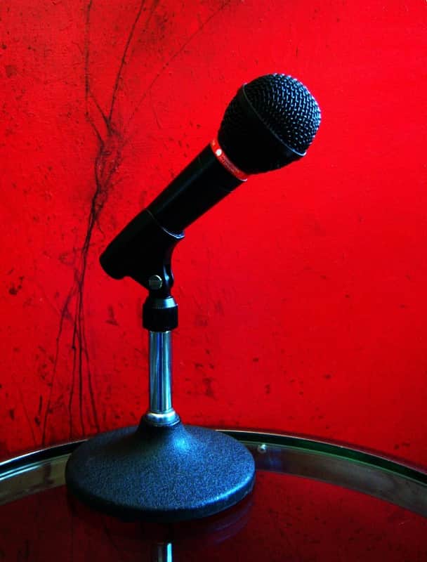 Vintage 1990's Audio-Technica Pro 4L dynamic cardioid microphone Low Z w mic clip image 1