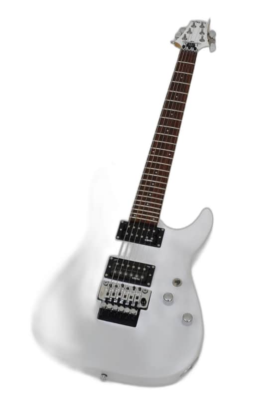 Schecter C-6 FR Deluxe Satin White - $359 Open Box Deal!