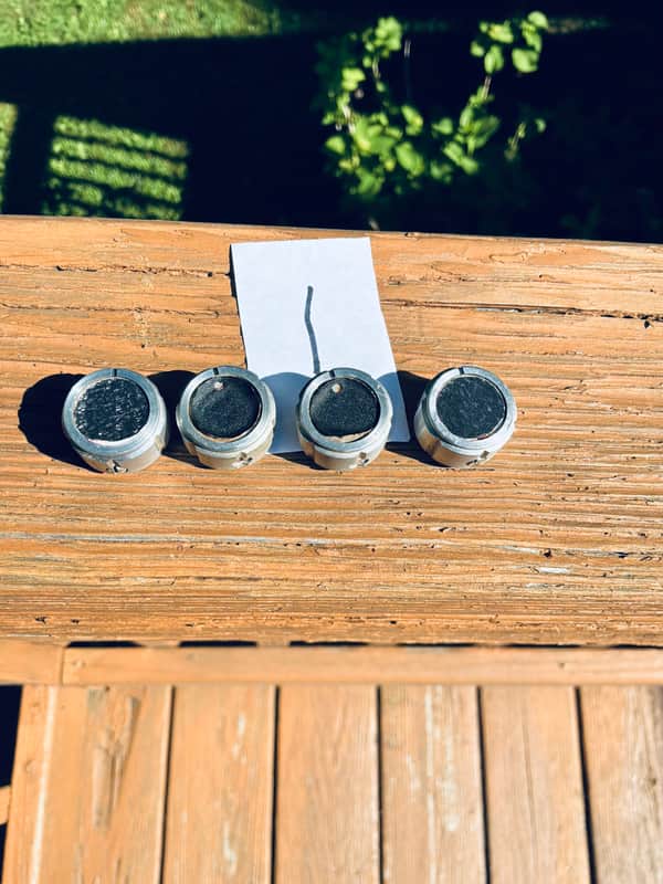 Peavey vintage 70s aluminum set-screw knobs (lot of 4) image 1