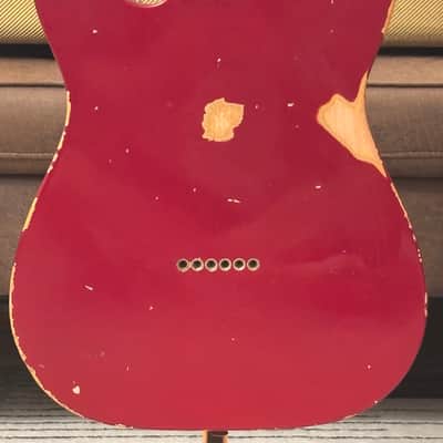 Fender Telecaster 1961 GLAS Custom Relic 8lb With G&G Custom Relic Tweed image 12