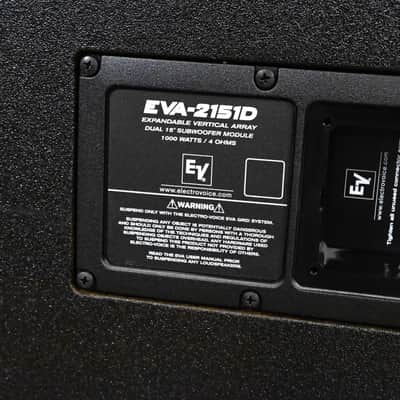 Electro-Voice (EV) EVA-2151D Dual 15" Passive Line Array Subwoofer CG01YAV *ASK FOR SHIPPING* image 7