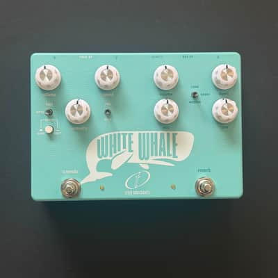 Crazy Tube Circuits White Whale V2 Analog Spring Reverb and Tremolo - Blue image 1