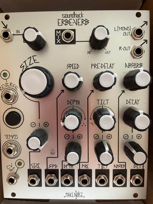 Make Noise Erbe-Verb Module 2008 - Present - Silver image 1
