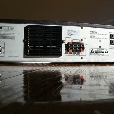 VINTAGE SANSUI B-3000 STEREO POWER AMP AMPLIFIER 120Wx2-METERS-FAN-TESTED image 7