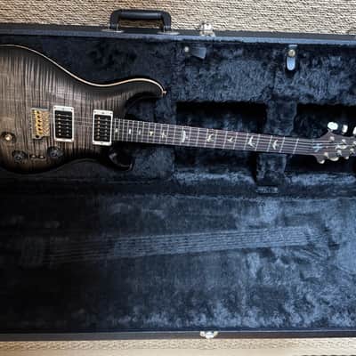 PRS Custom 24 35th Anniversary Charcoal Burst 10 Top Pattern Thin Neck Guitar image 12