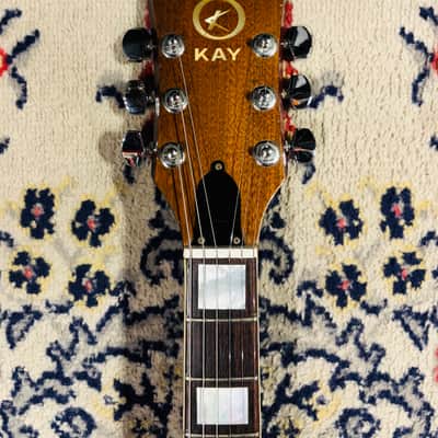 1966 Kay K650 Swingmaster USA - Quilted Maple Sunburst w/ Case image 6