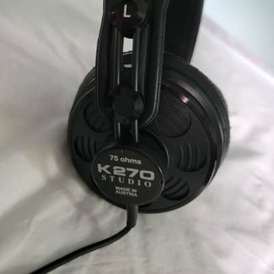 AKG K270 Studio Headphones 2002 Black image 1