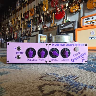 Hunter Amplifiers - The Keno Queenie - 5-watts Class A Handwired Tube Amp Head - Pink image 2