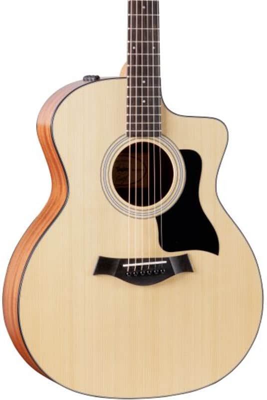 Taylor 114ce Grand Auditorium Acoustic Electric Guitar - Natural image 1
