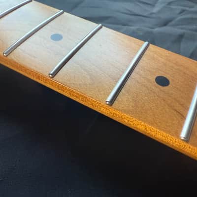 BMC Guitar Neck Tele® Telecaster® 22 Fret Roasted Maple With Maple Fingerboard Nitro Lacquer Rounded Fret Ends 2025 - 9.5 Radius   [TN107] image 3