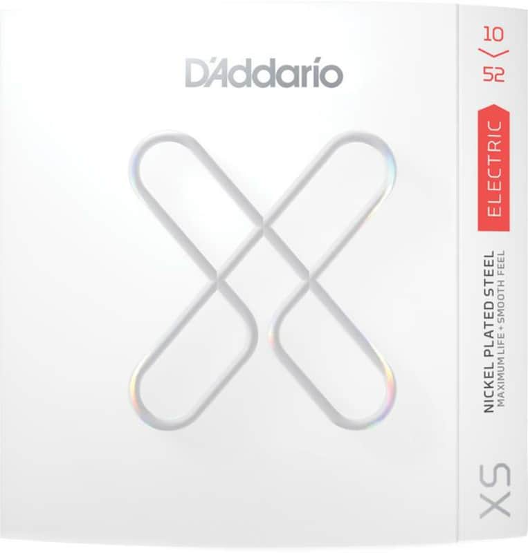 Daddario XSE1052 - Electric Guitar Strings - Light Top/Hvy Bottom, XS Nickel Coated - 10-52 image 1
