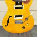 PRS SE CUSTOM 22 SEMI HOLLOWBODY ELECTRIC GUITAR SANTANA YELLOW FINISH W/BAG - 2021