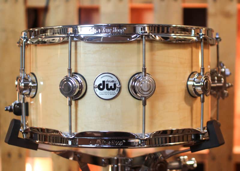 DW 7x14 Collector's Standard Maple Natural Lacquer Snare Drum - SO#1441966 image 1
