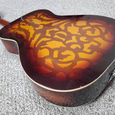 Vintage 1983 Dobro model 66B Rare Round neck Sandblasted Birch collectors grade with pickup and HSC image 9