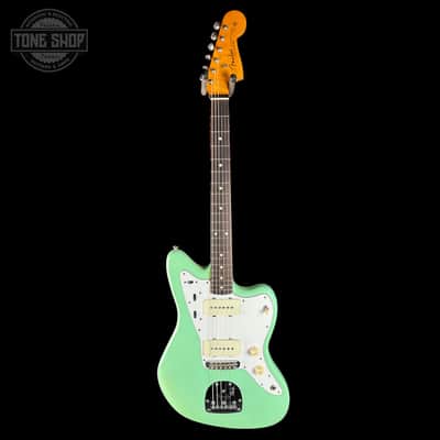Used 2016 Fender Classic 60s Jazzmaster Lacquer Surf Green w/case TSU25375 image 2
