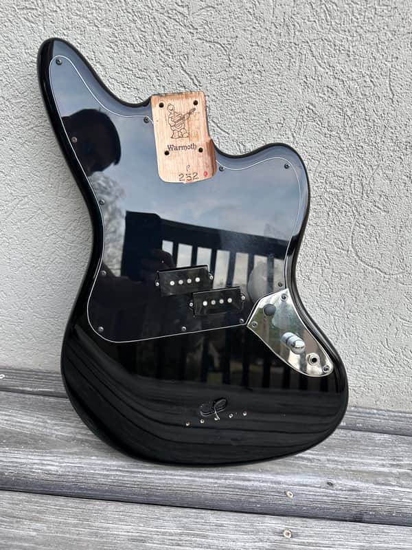Warmoth Jaguar P-Bass body w/Fender pickup image 1
