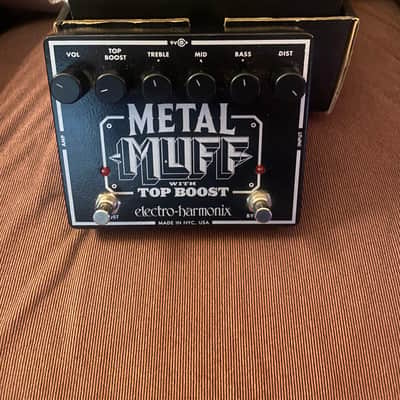 Electro-Harmonix Metal Muff Distortion with Top Boost 2006 - Present - Black image 1