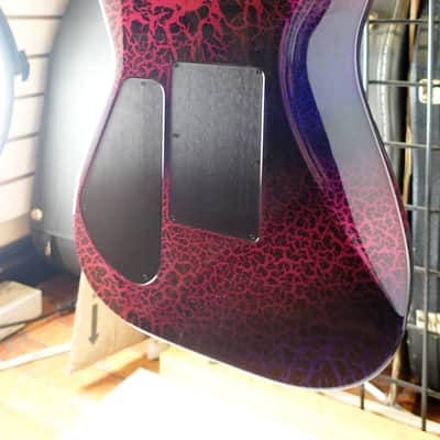 Jackson Custom Shop SL2H  2007 - Dan Lawrence Crackle - NAMM Guitar image 11
