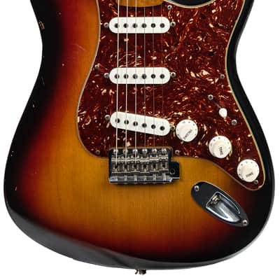 Fender Custom Shop Vintage Custom 56 Strat 3TSB Relic - 3 Tone Sunburst image 19