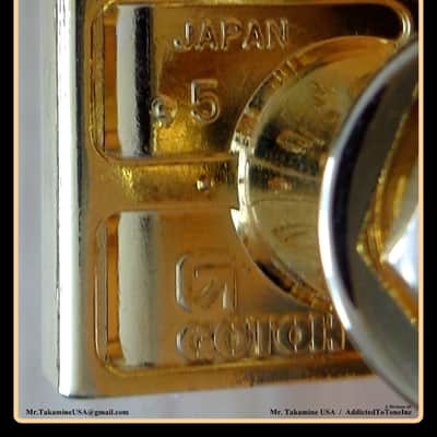 Takamine Takamine Pro Series TP0516 Vintage Tuner SINGLE / TREBLE Side - Gold Machine Head with Gold Buttons image 8
