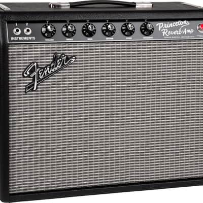 Fender '65 Princeton Reverb Reissue 12-Watt 1x10" Guitar Combo - Black image 2