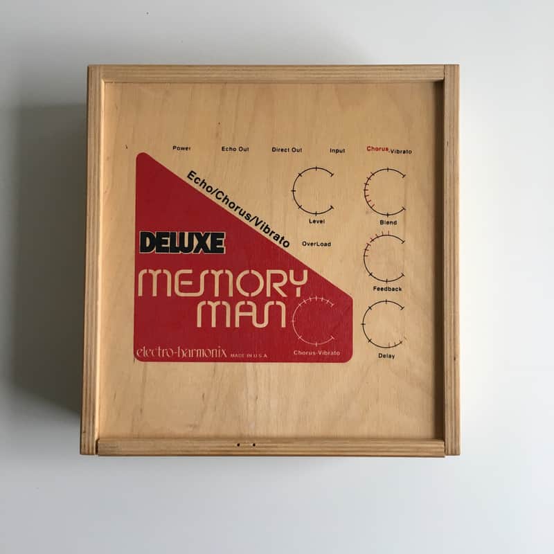 Electro-Harmonix Deluxe Memory Man Wood Box Only | Reverb