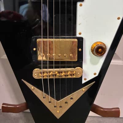 Gibson Reverse Flying V 2007 UNPLAYED Black Ebony fretboard image 6