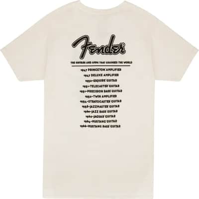 Fender Guitars WORLD TOUR Tee T-Shirt, XL, EXTRA LARGE image 2