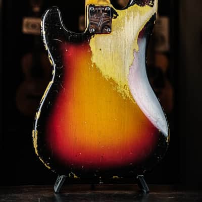 1966 Fender Precision Bass sunburst image 18