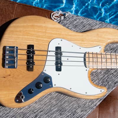 2023 Fender Heritage '70s Jazz Bass - Natural - Made in Japan - Premium Ash Body - Pro Set Up w Perfect Frets/Action/Intonation! image 9