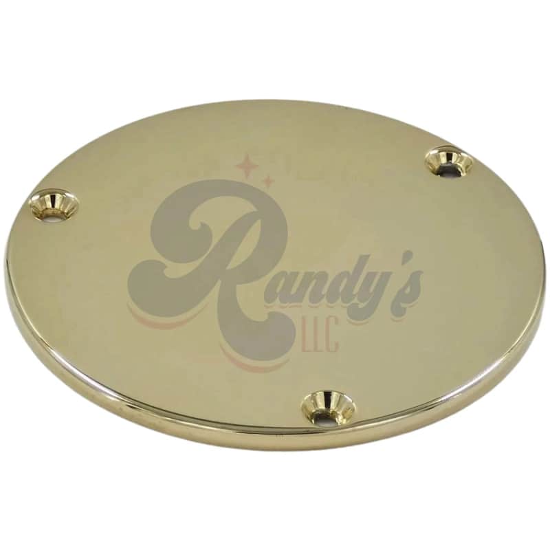 Advanced Plating 2007G Round Control Cover Back Plate - Fits Gibson® Les Paul®-Gold image 1