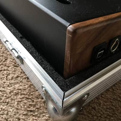 Creation Music Company Custom 28x20 Elevation Pedalboard  Walnut/Black image 8