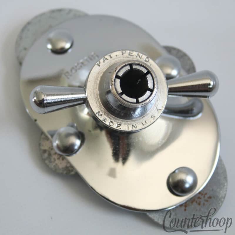 Rogers Bass Drum Spur/Tom/Cymbal Arm Mount+Machined Collet Cleveland Powertone30 image 1